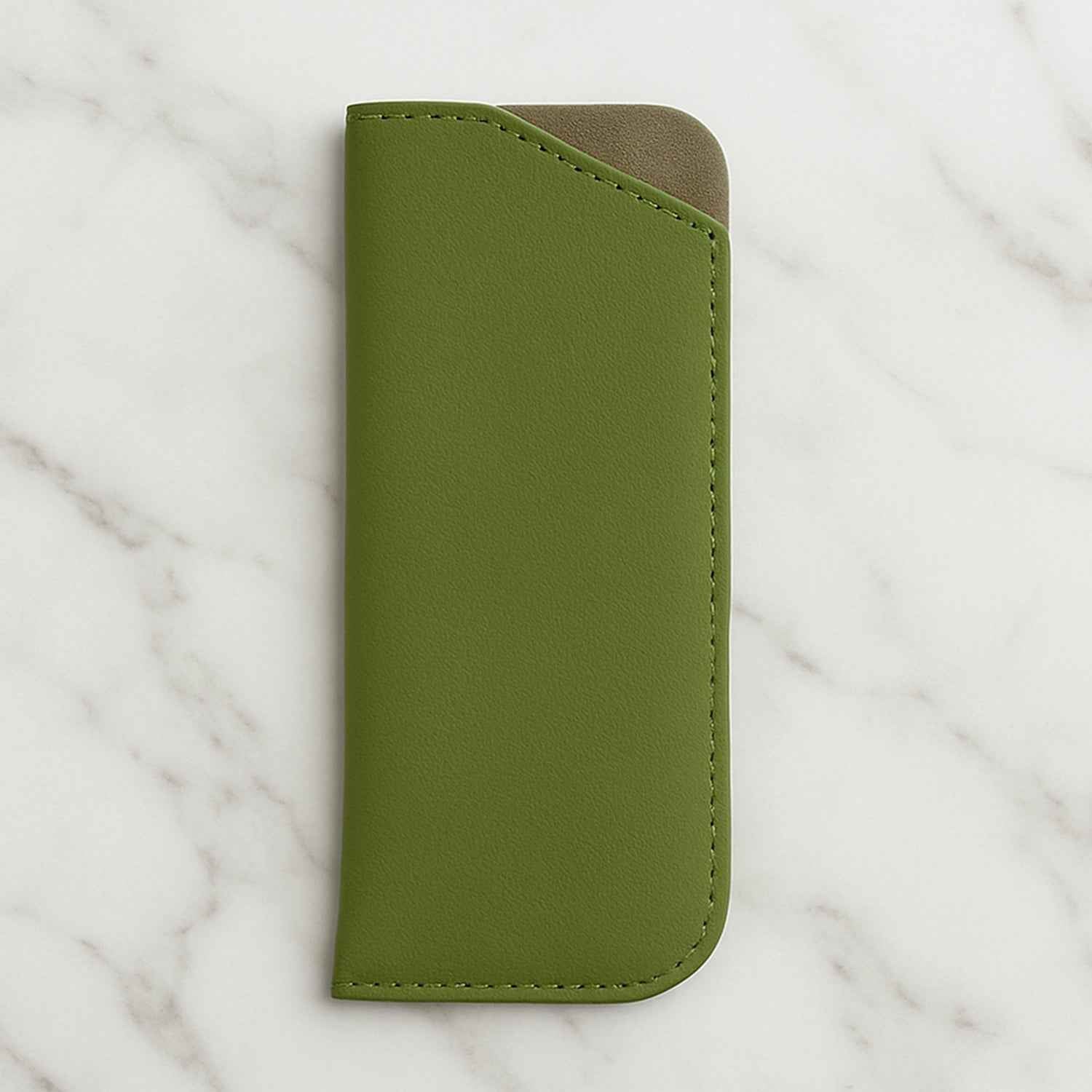 Slim PU Leather Glasses Sleeve - (1 Pc)