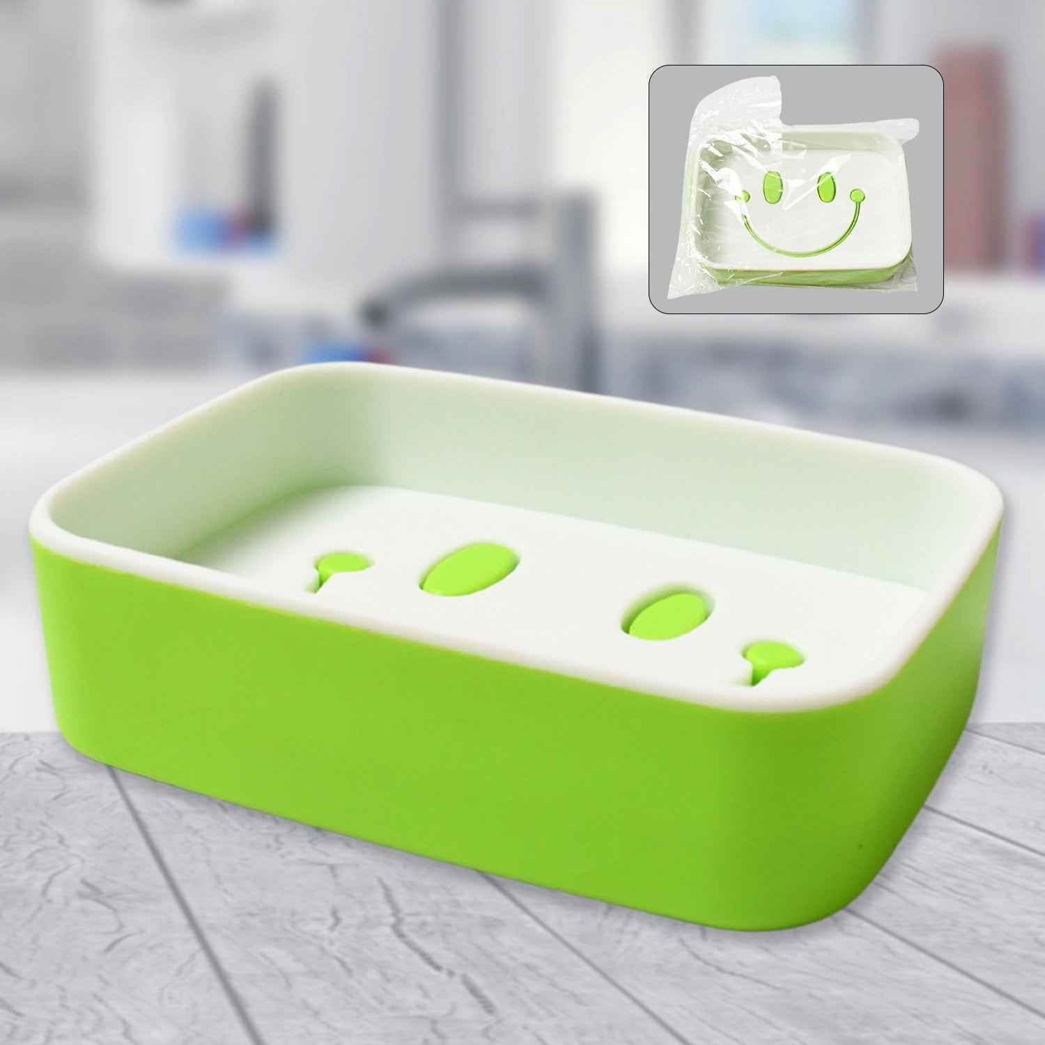 Portable Travel Home Box Cute Cartoons Smile Face Container Draining Holder Soap Dish ,Sabudani