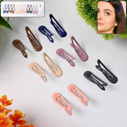 Metal Hair Clips Set (12 Pcs Set), Hair accessories
