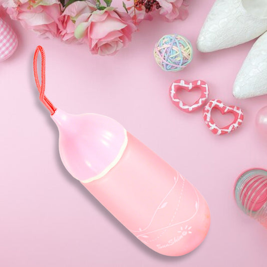 Unique Shape Premium Plastic water bottle With Dori  (1 Pc / 550 ML)