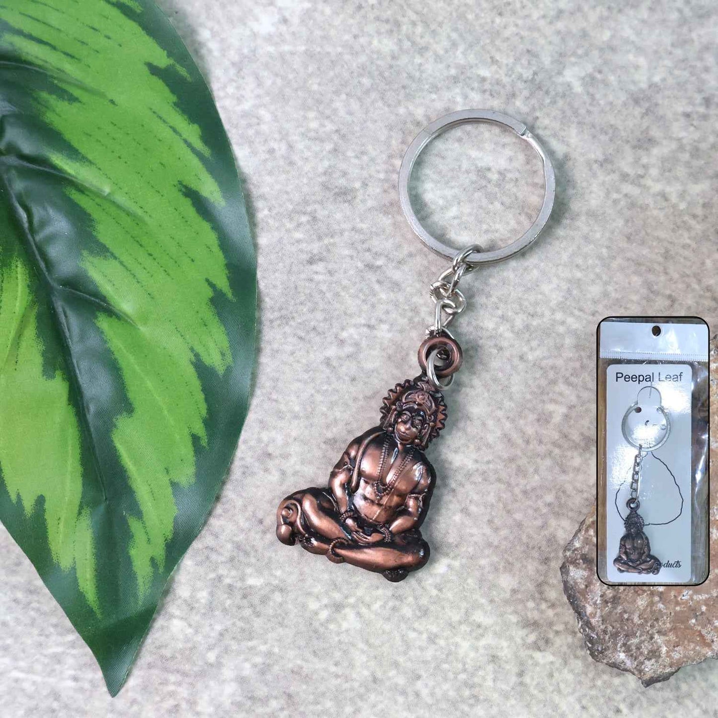 Hanuman Metal Keychain Set (2 Pc Mix Design)