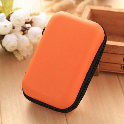 Premium Hard Shell Portable Storage Case with Zipper Closure (1 Pc)