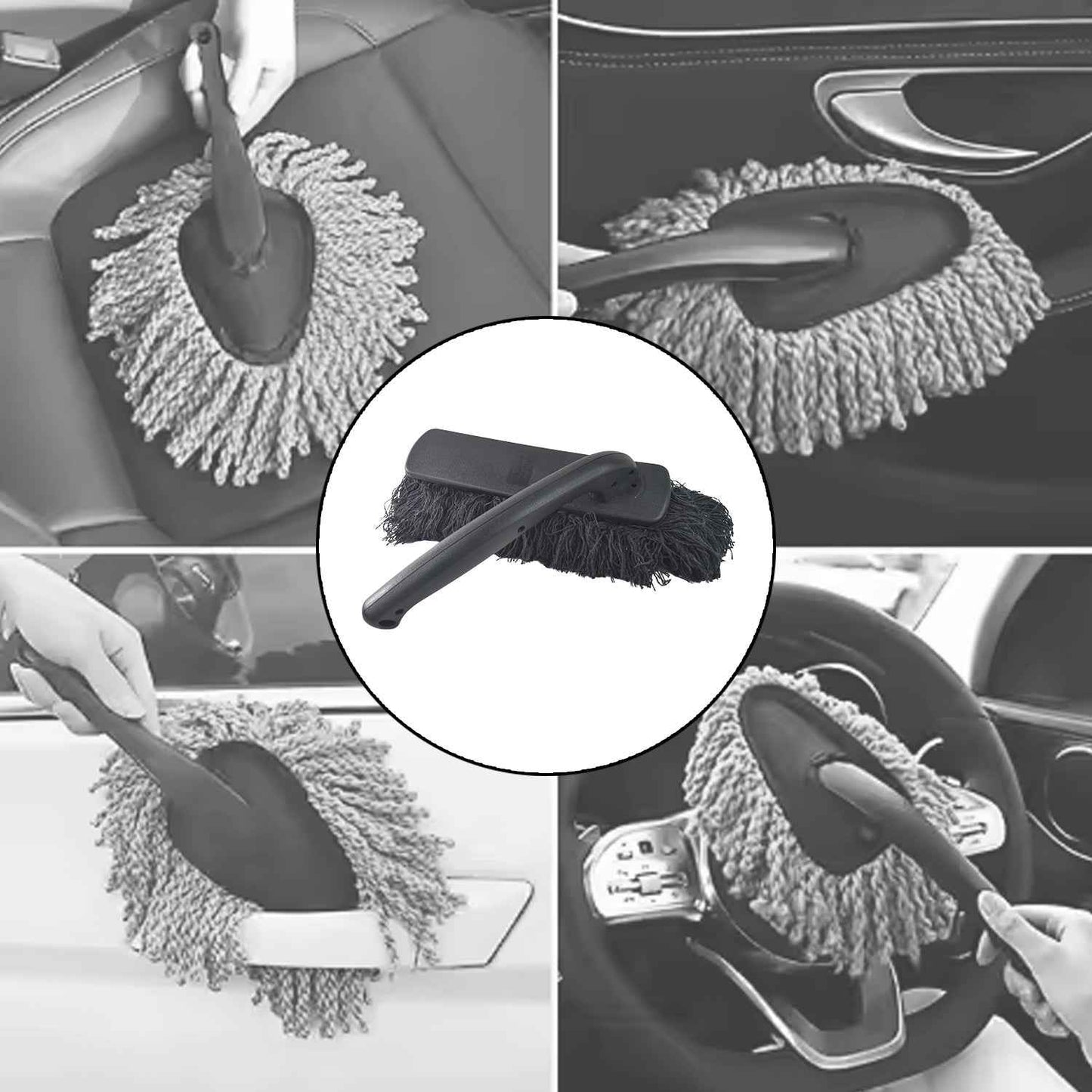 Foldable Car Dusting Brush 360°Rotation Car Dust Brush Exterior (1 Pc / Medium / 38 Cm)