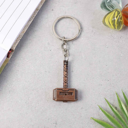 Metal Hammer Shape Keychain (1 Pc)