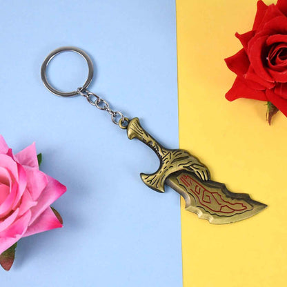 Metal God of War Keychain (1 Pc)