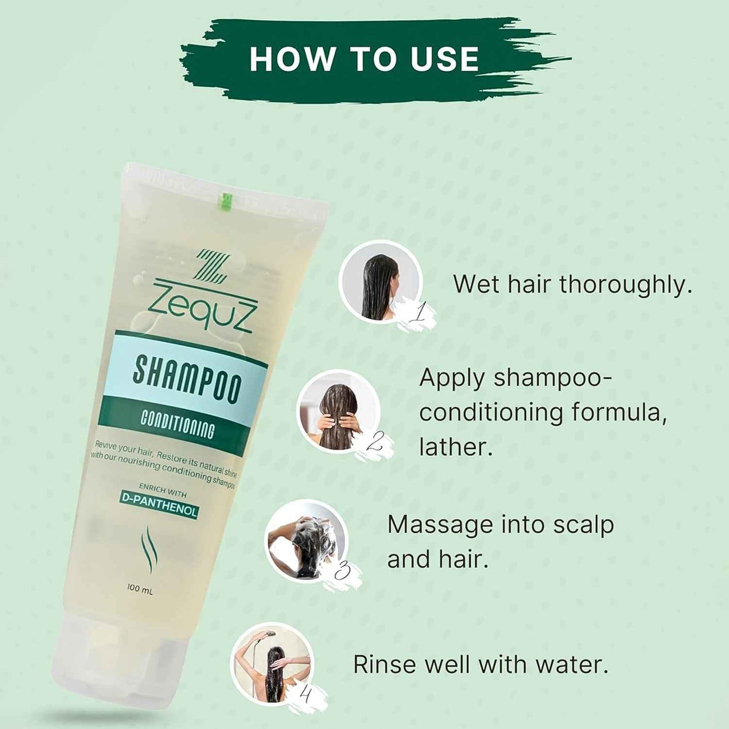 Zequz Conditioning Shampoo - (1 Pc / 100 ML)