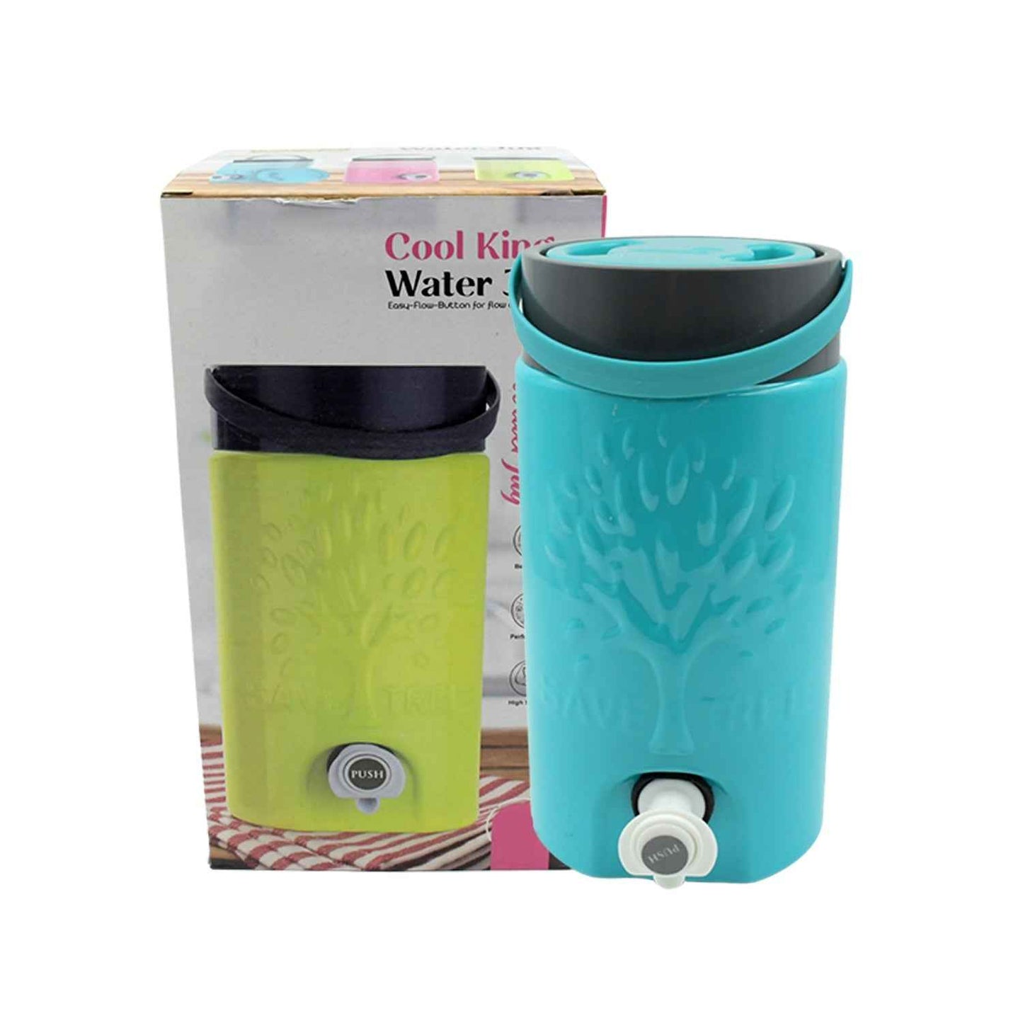 Insulated Water Jug with Tap (2000ml): Leakproof, Travel Cooler