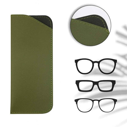 Slim PU Leather Glasses Sleeve - (1 Pc)