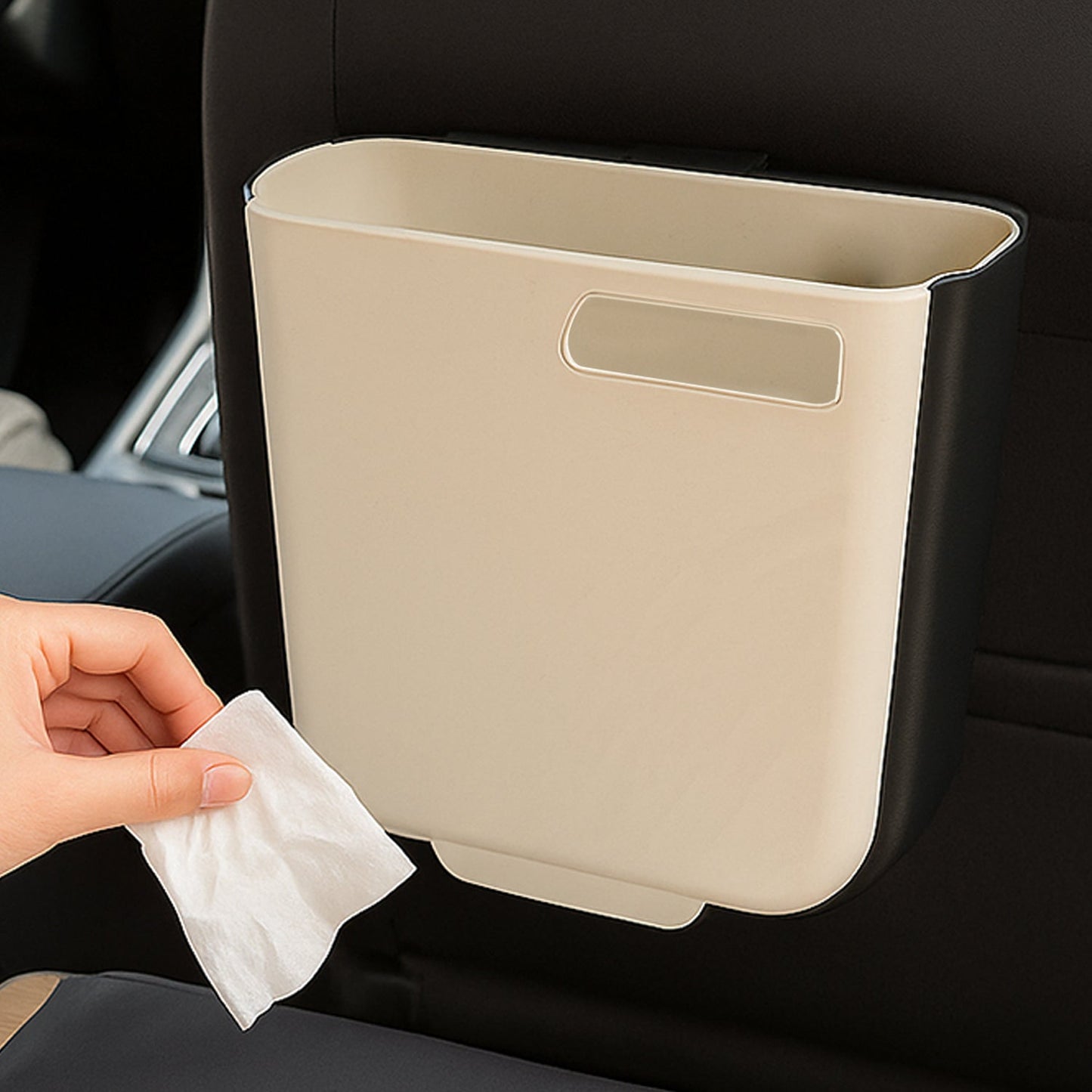 Portable Collapsible Hanging Trash Can for Kitchen & Car