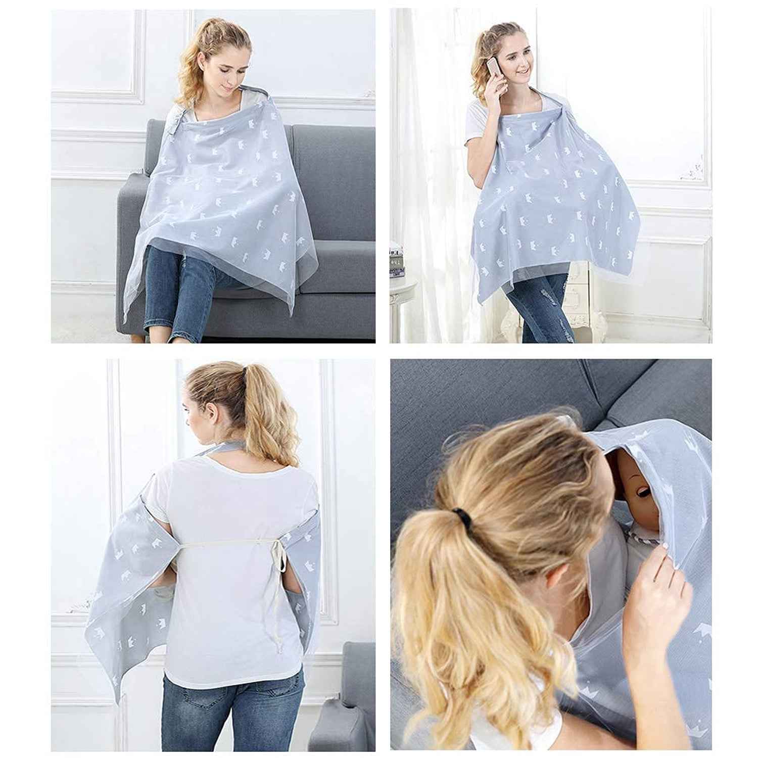 Multi-Functional Baby Nursing Cover (1 Pc)