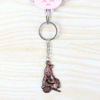 Bal Krishna Crawling Design Keychain (1 Pc)