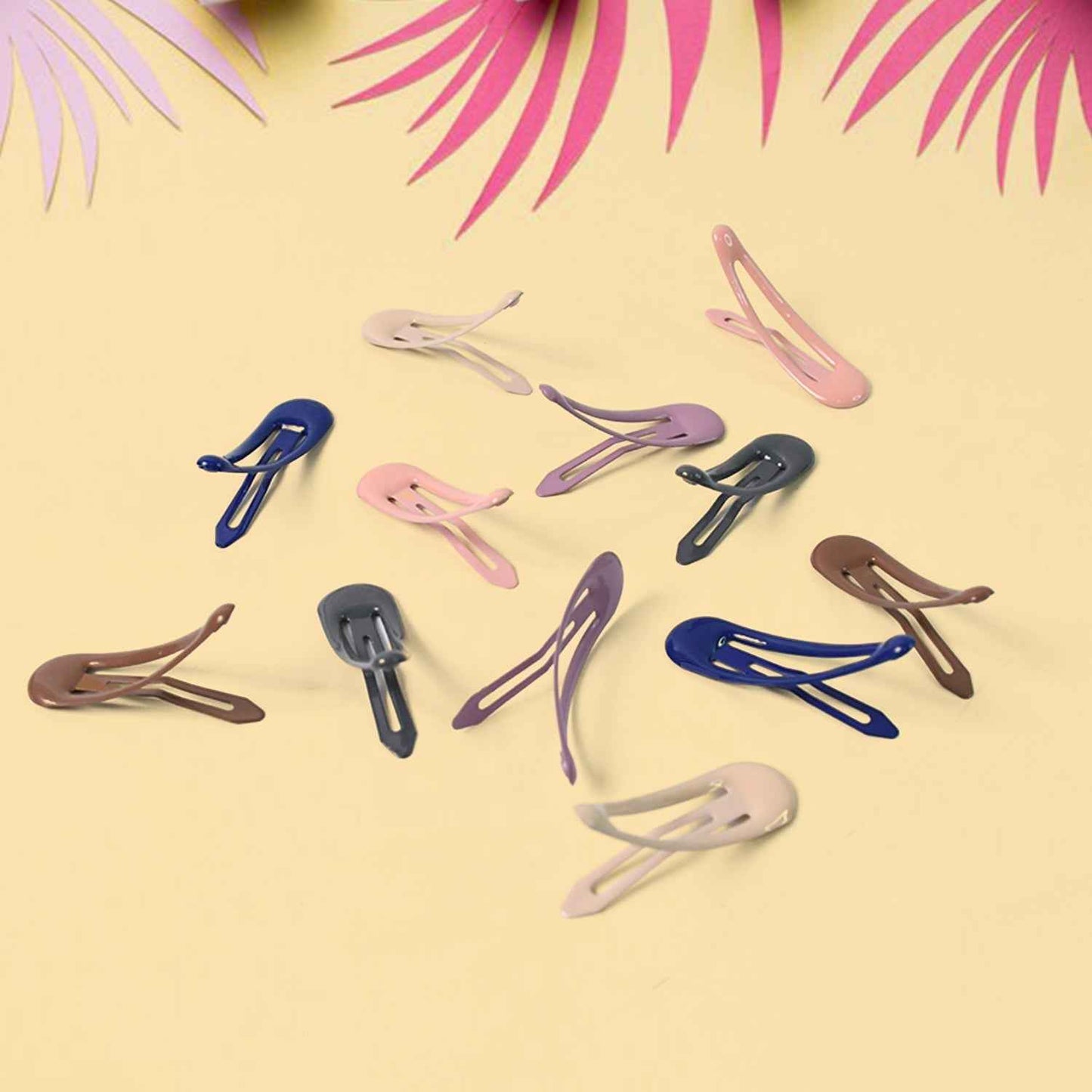 Metal Hair Clips Set (12 Pcs Set), Hair accessories