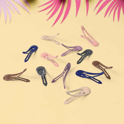 Metal Hair Clips Set (12 Pcs Set), Hair accessories