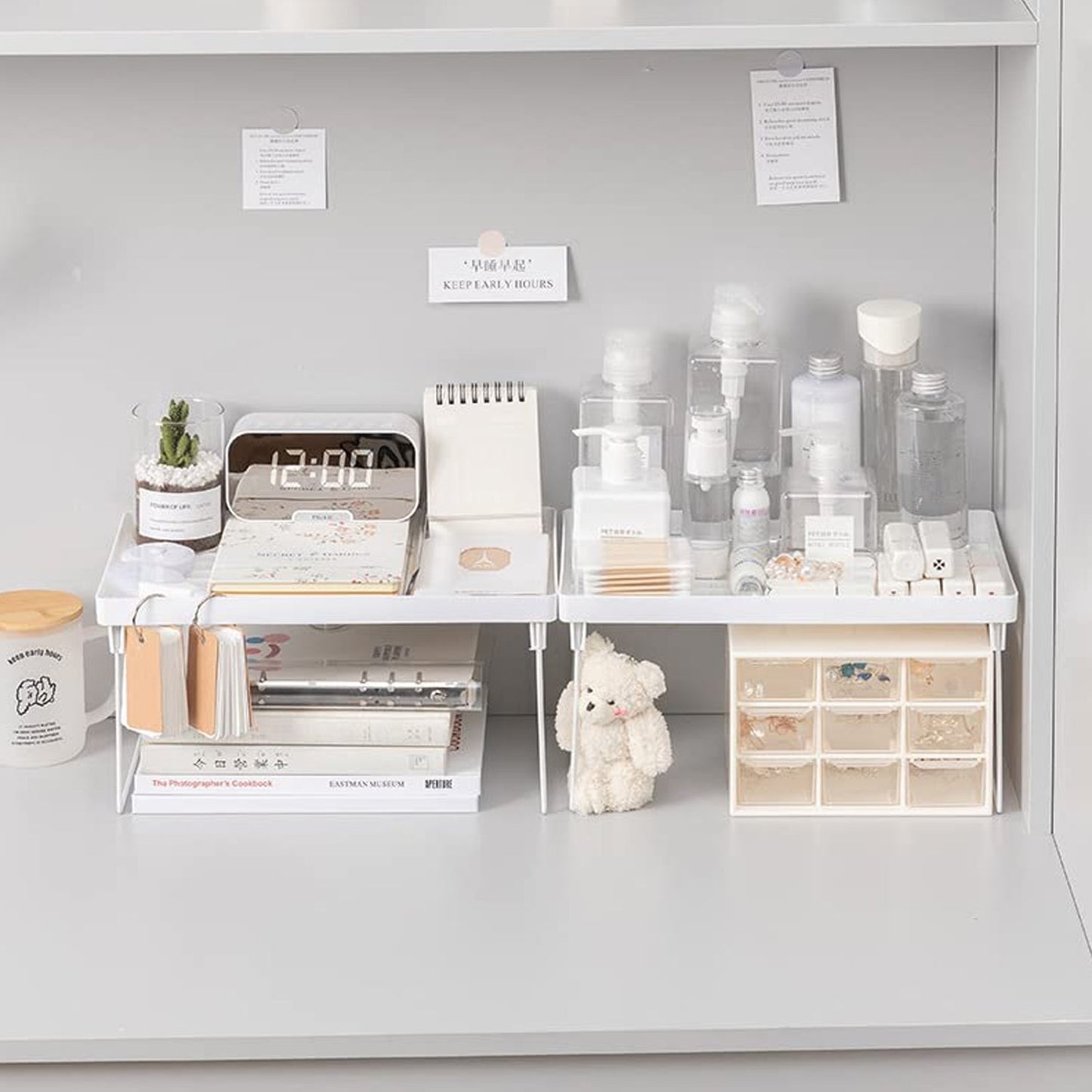 Plastic Bathroom Organizer Kitchen Utility Storage Rack (32x19.5 Cm / 1 Pc)