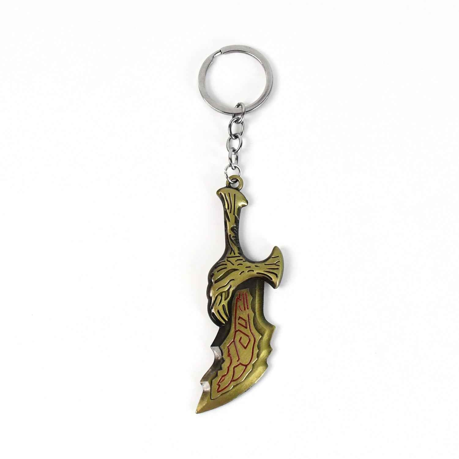 Metal God of War Keychain (1 Pc)