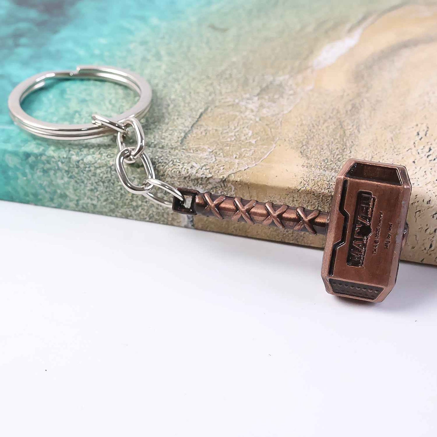Metal Hammer Shape Keychain (1 Pc)