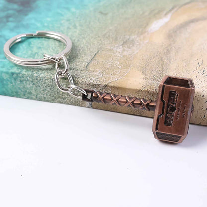 Metal Hammer Shape Keychain (1 Pc)