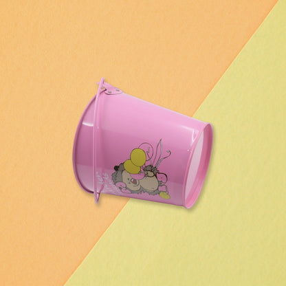 Small Metal Bucket for Plants & Decor (1 Pc, With Handle)