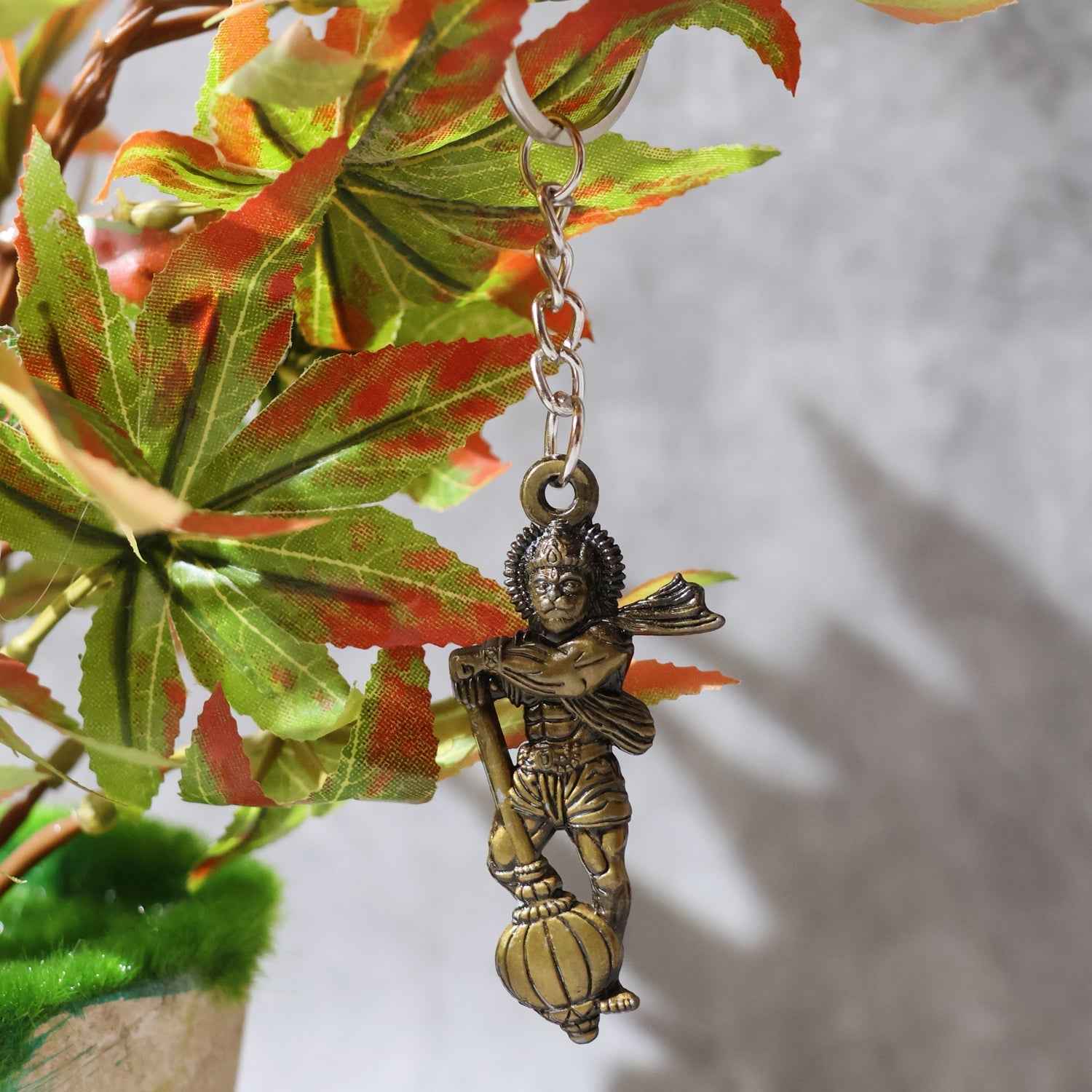 Elegant Lord Hanuman Metal Keychain (1 Pc)