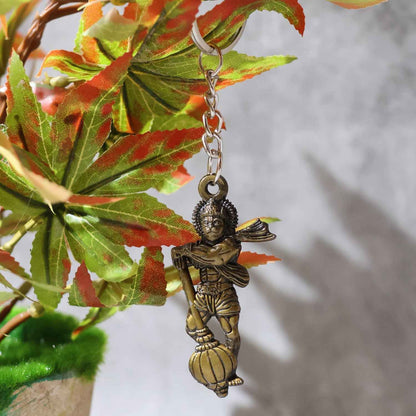 Elegant Lord Hanuman Metal Keychain (1 Pc)