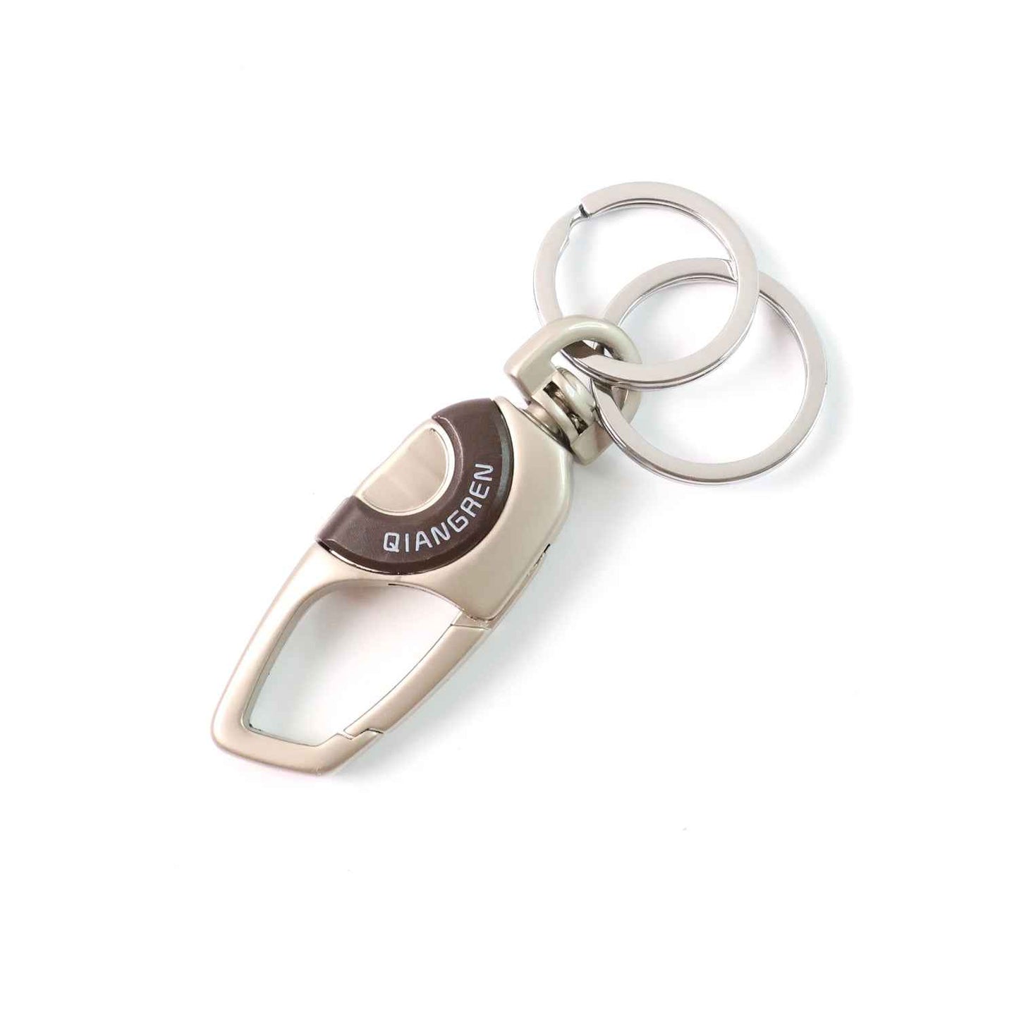 Dual-Ring Carabiner Key Holder - (1 Pc)