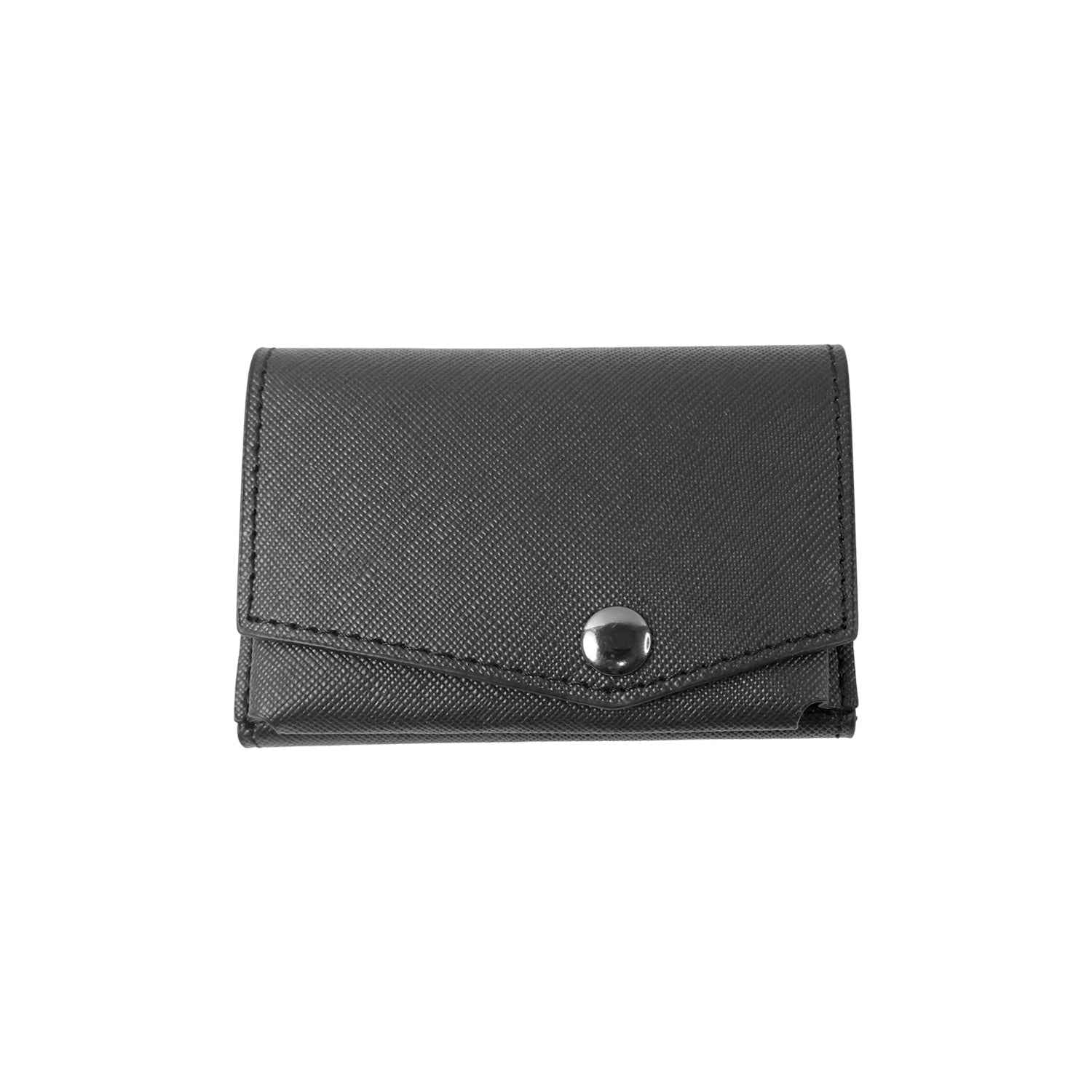 Premium Compact Multi-Card Wallet with Secure Snap Closure