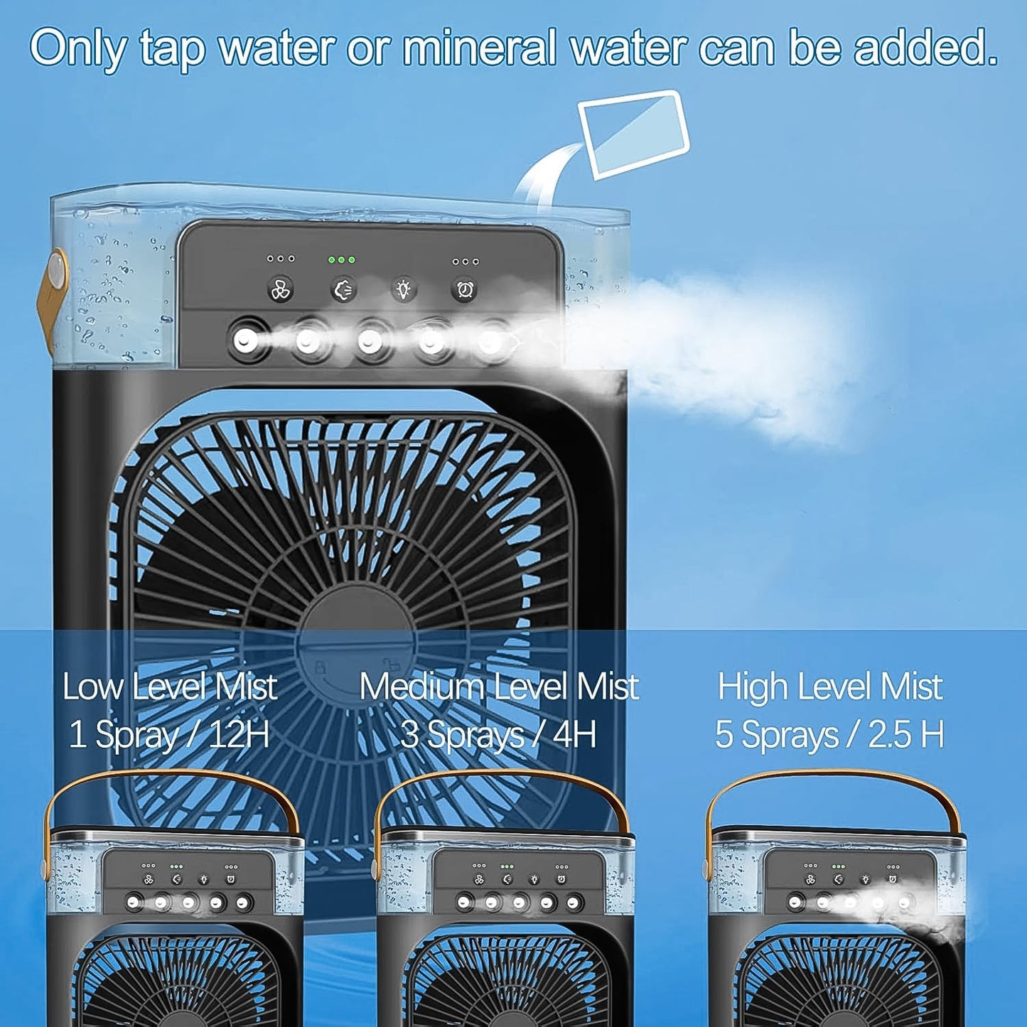 Portable USB Powered Mini Cooling Fan (1 Pc)