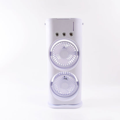 Portable Tower Mist Spray Cooling Fan, Air Cooling Fan (1 Pc)