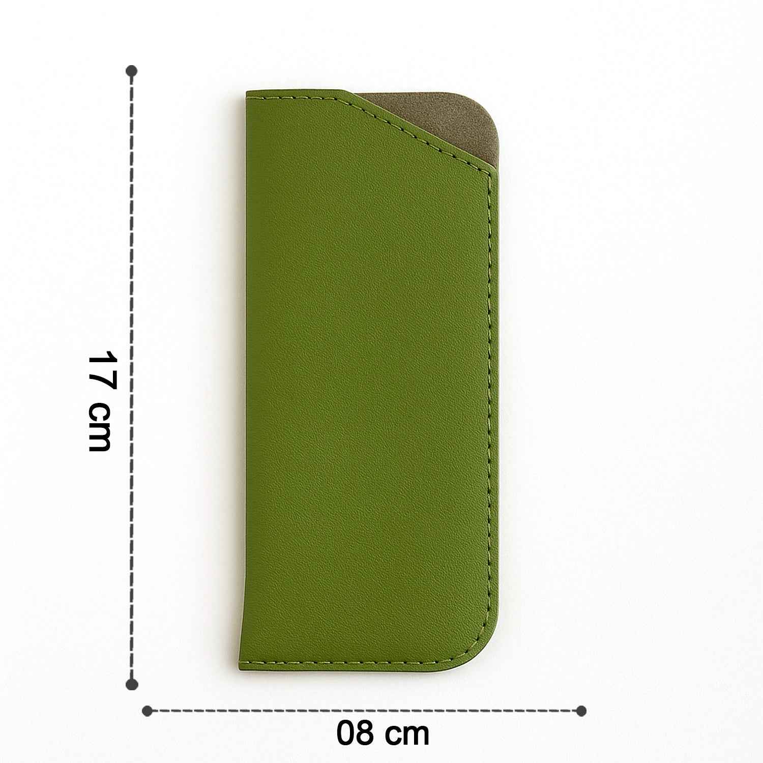 Slim PU Leather Glasses Sleeve - (1 Pc)