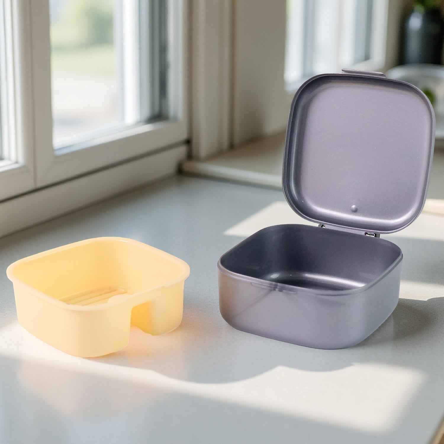 Oblivion Teeth Storage Box with Lid and Inner Tray (1 Pc)