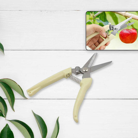 Garden Pruning Shears with Anti-Slip Handle Labor-Saving Fruit Tree Pruning Shears