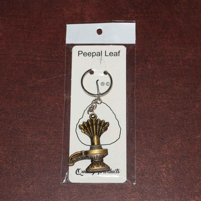 Antique Lord Shiva Shivaling Metal Keychain (1 Pc)