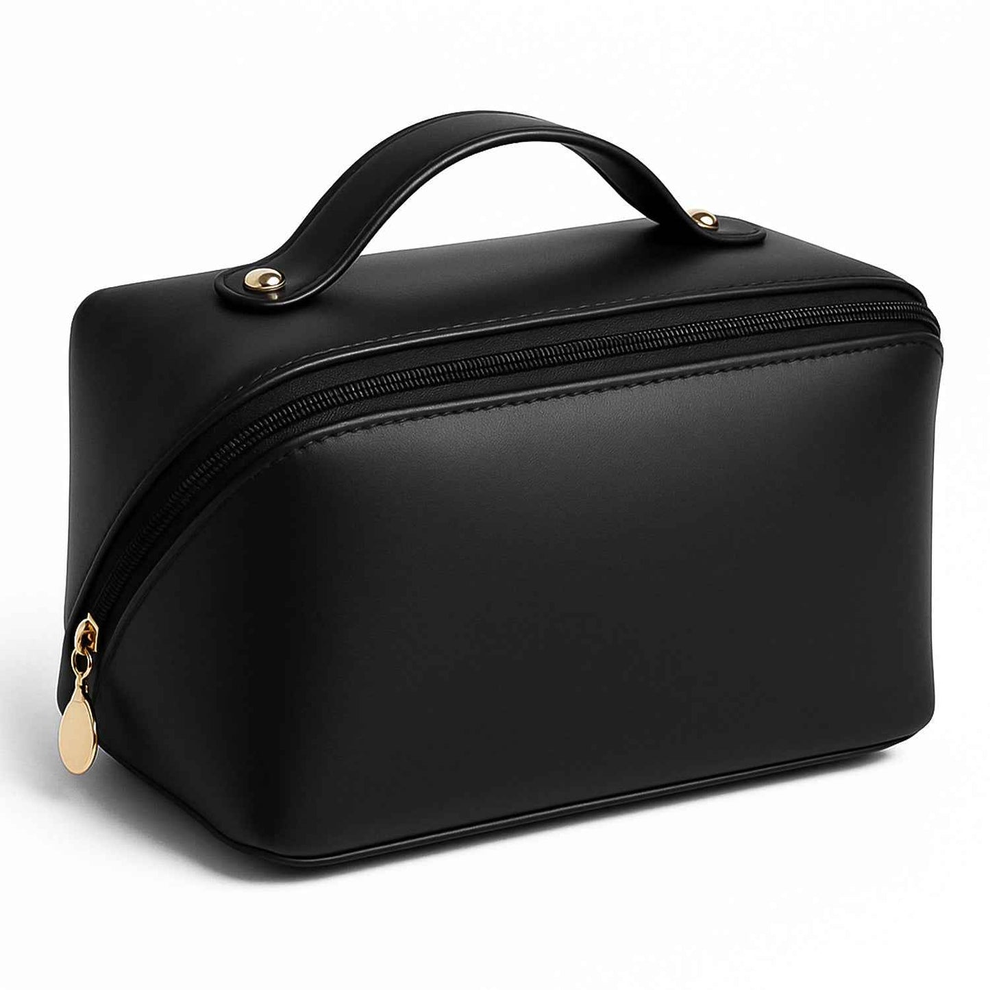 Premium Travel Makeup & Toiletry Organizer Pouch with Zipper & Handle (1 Pc / Mix Color)