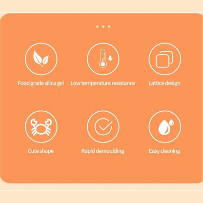 Crab Ice Mold – Silicone Ice Cream & sicle Mold for Kids (1 Pc)