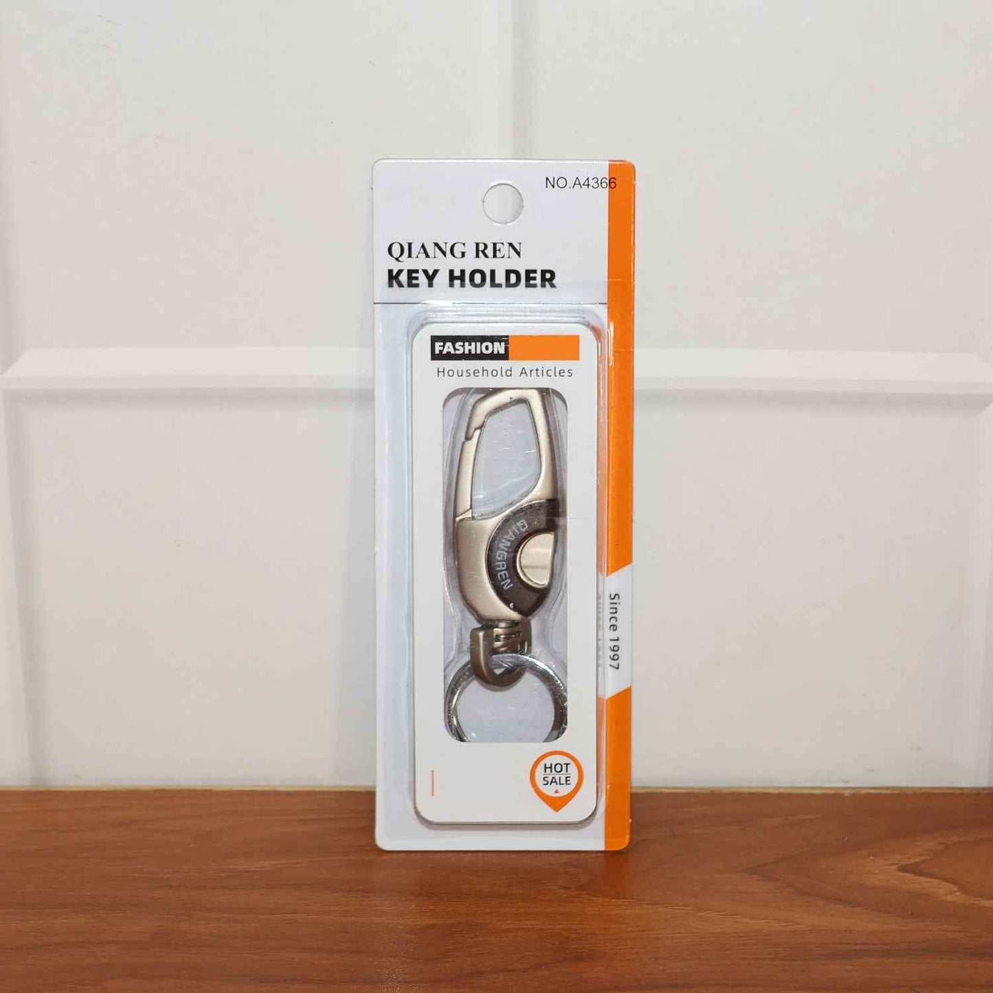 Dual-Ring Carabiner Key Holder - (1 Pc)