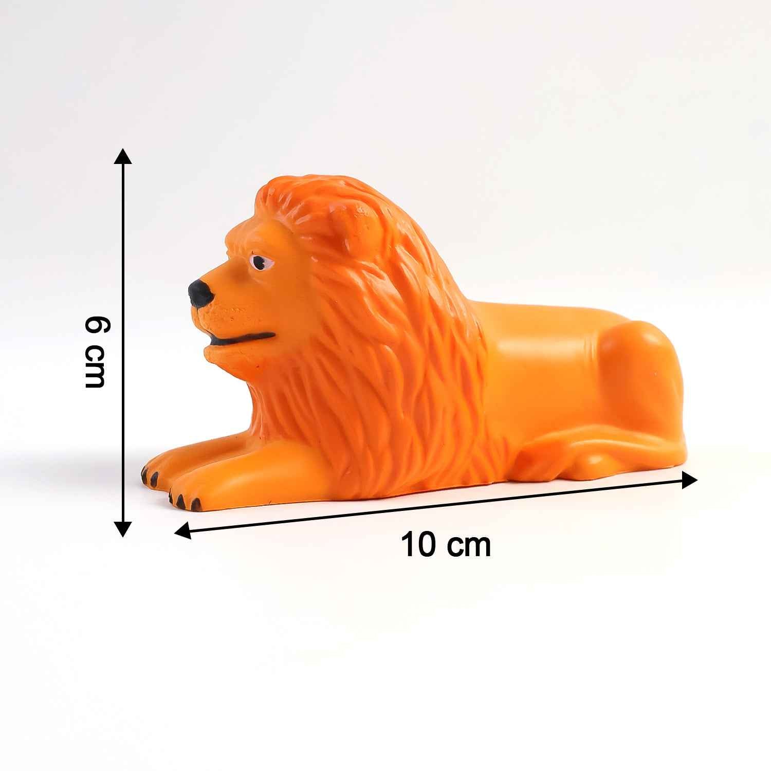 Premium Oranje Plak Leeuw Lion Car Dashboard Toy (1 Pc)