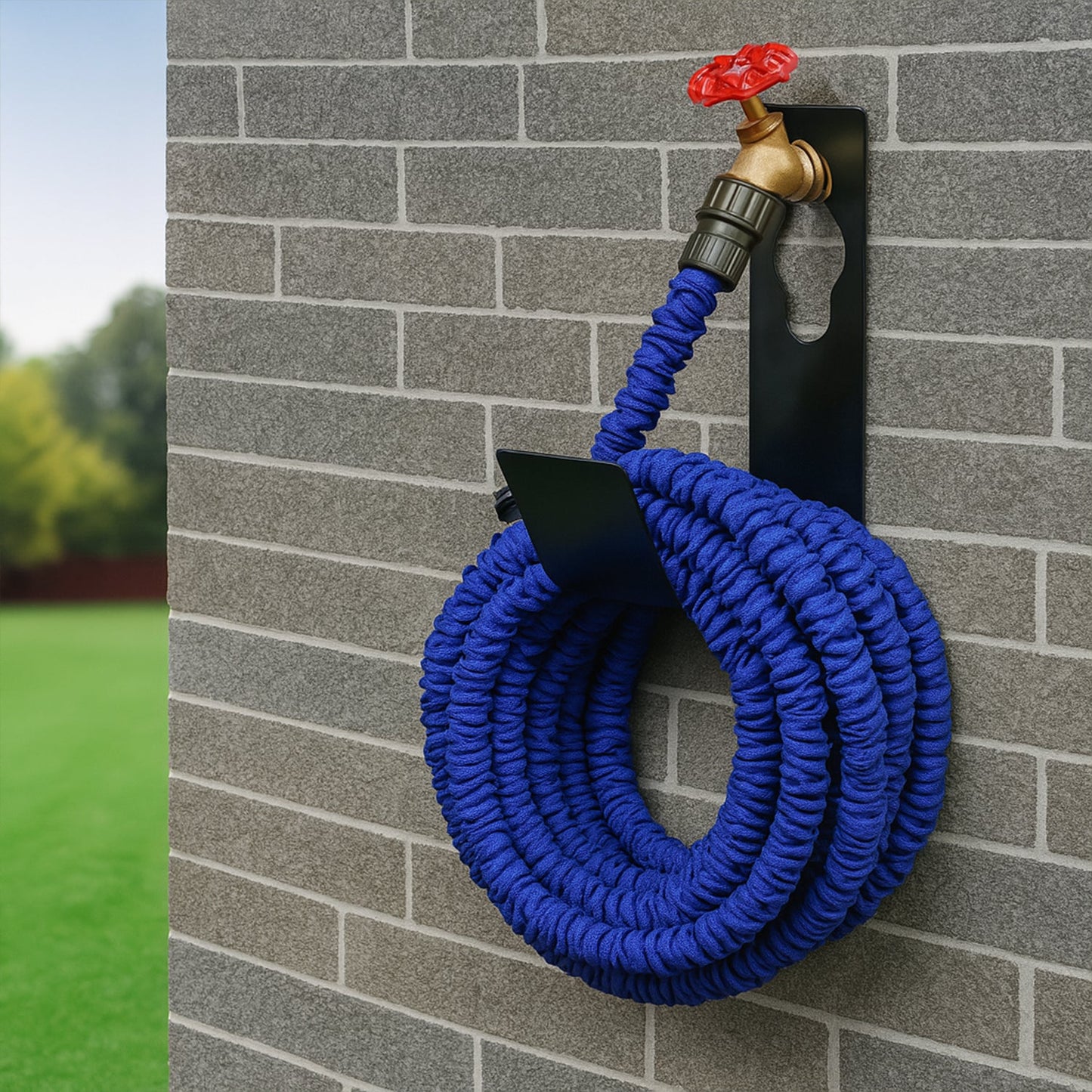 50 Ft Expandable Hose Pipe Nozzle For Garden Wash Car Bike With Spray Gun