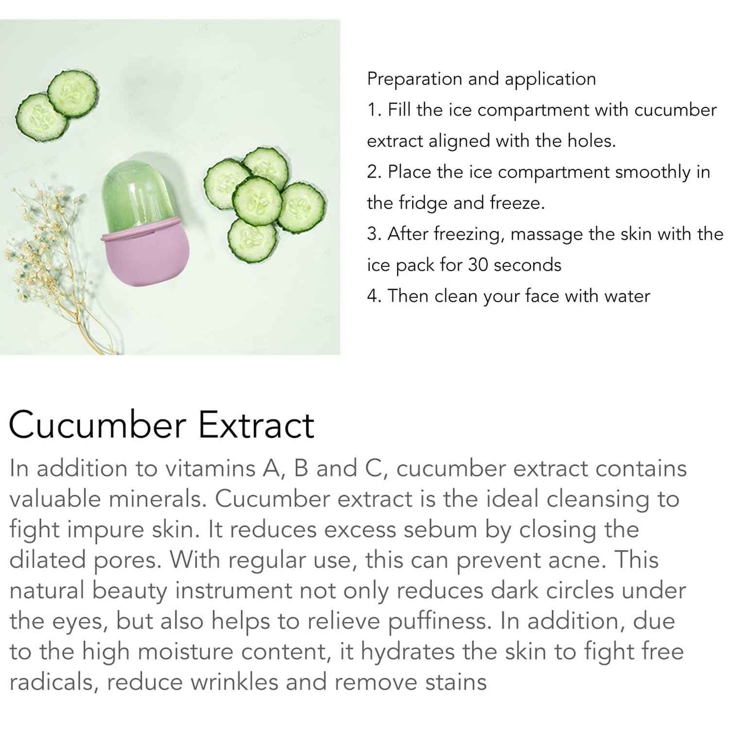 Non-Slip Silicone Ice Roller for Face – Reusable Beauty Tool (1 Pc)