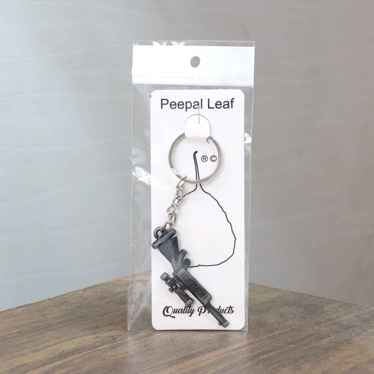 Premium Metal Rifle Gun Shape Keychain (1 Pc)