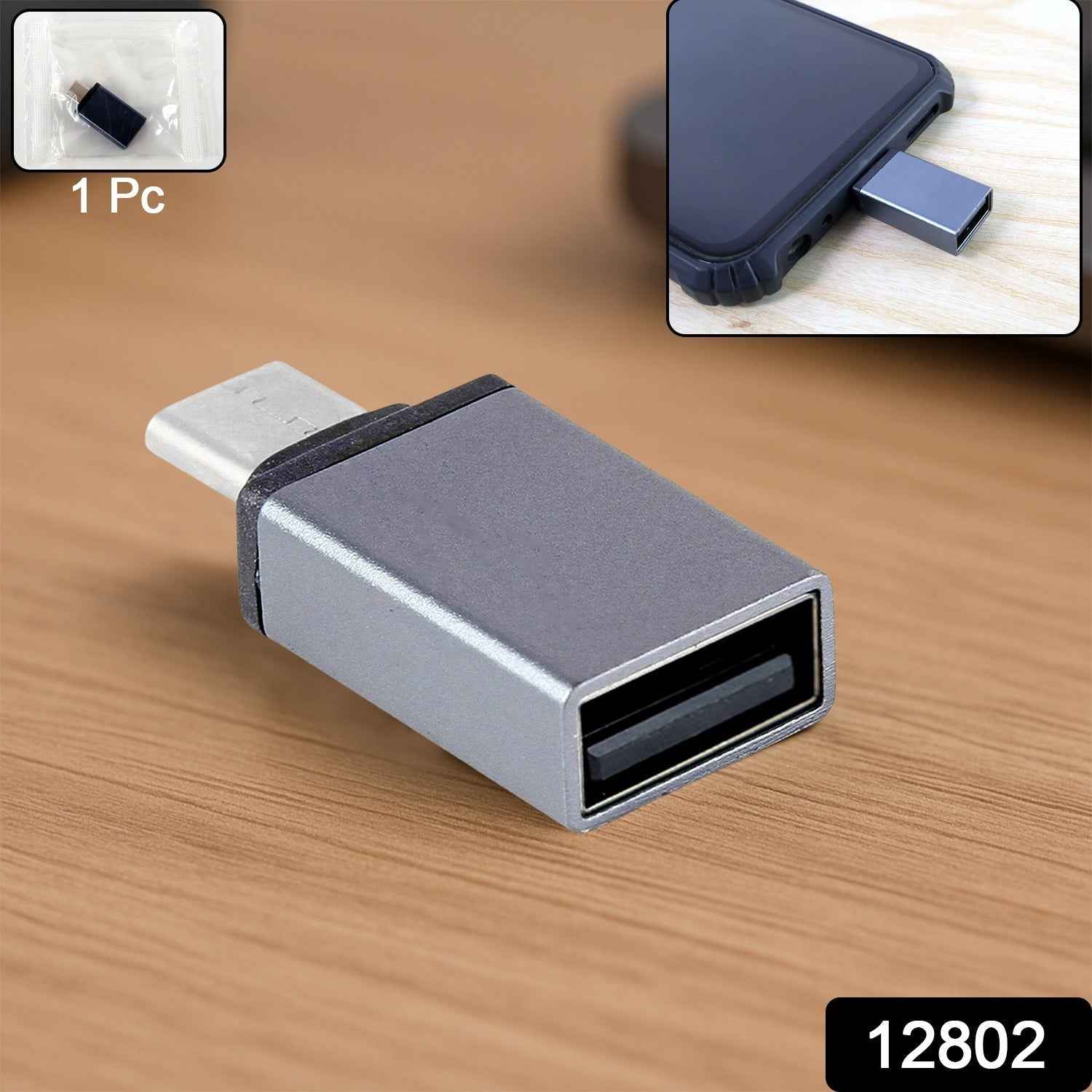 Type-C OTG Adapter pen drive - (1 Pc)