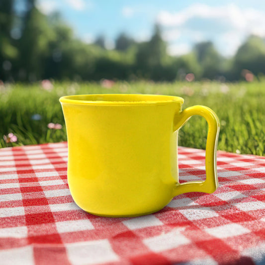 Premium Plastic Coffee,Tea Mug with Handle (1 Pc / With Color Box / Mix Color)