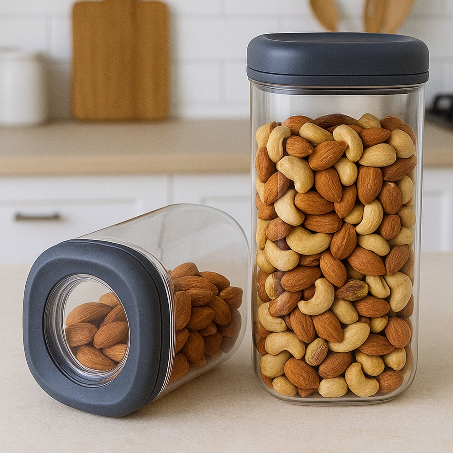 Supermom Airtight Kitchen Storage Containers – (2 Pc Set / 1500 ml)