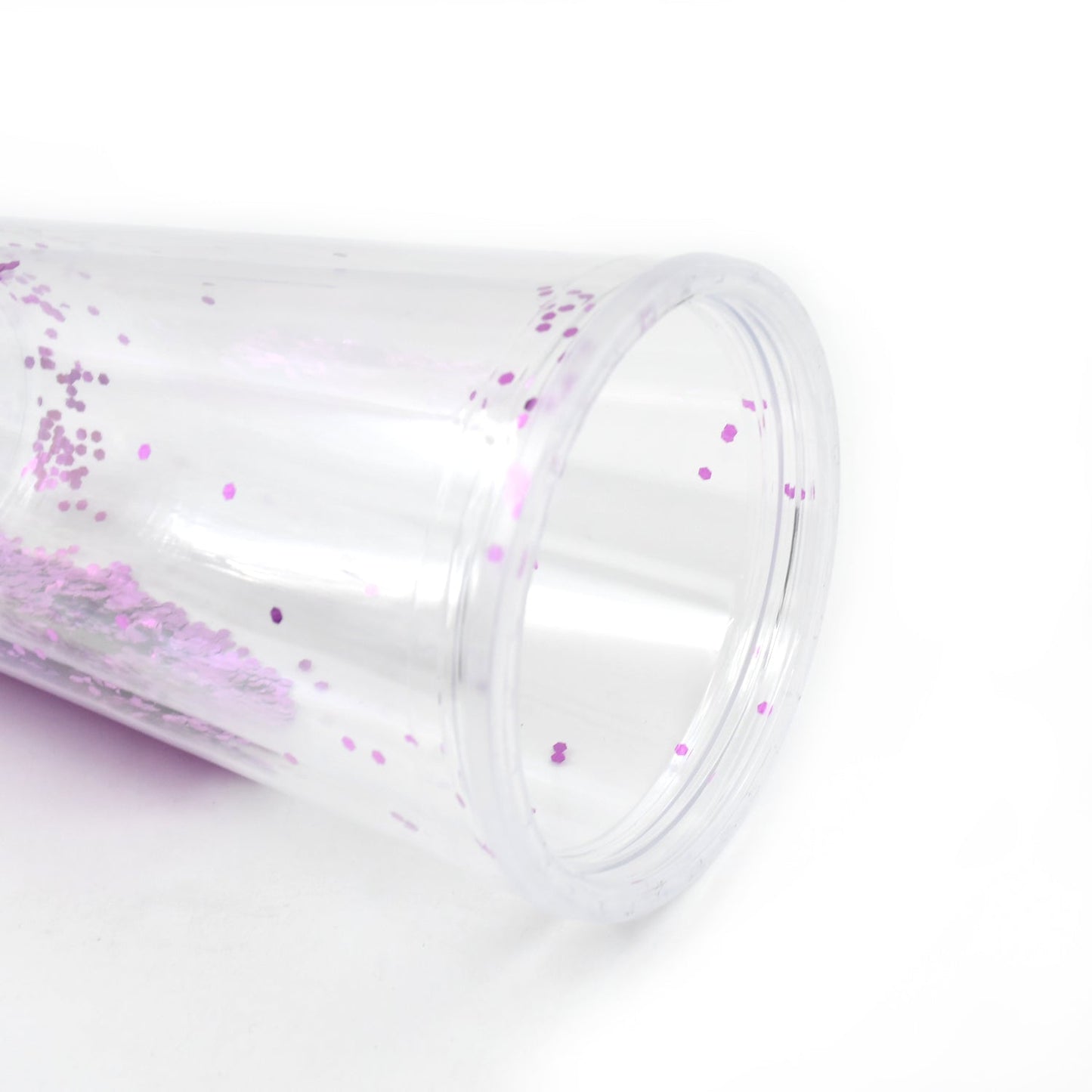 Creative Plastic Cold Drink Cup with Lid & Straw – Tumbler (Mix Color)