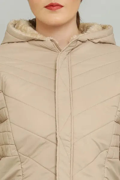 Classic Polyester Solid Hoodie Jackets for Women 