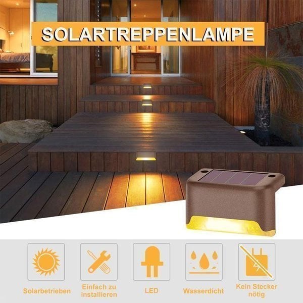 Solar Deck Lights Outdoor Combo ( Pack of 4)