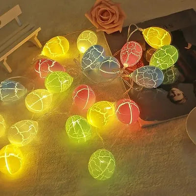 ADZPLUG Crackle Egg Led String Lights 