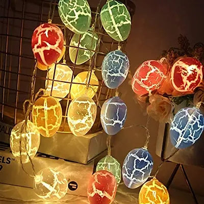 ADZPLUG Crackle Egg Led String Lights 