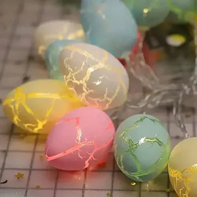 ADZPLUG Crackle Egg Led String Lights 