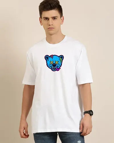 All Color Back Print Oversized Mens T-Shirts