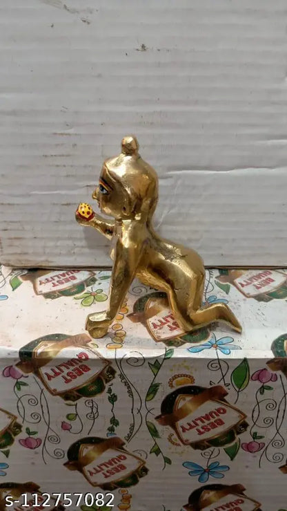 Brass laddu gopal size 4 number